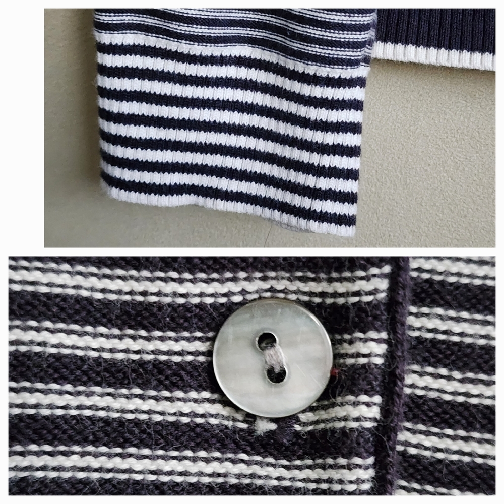 Striped Lands' End Cardigans L - Picture 10 of 15